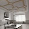 Ekena Millwork 78 34W x 78 34H x 38T Large Olivia Decorative Fretwork Wood Ceiling Panels, Wood Paint Grade CELW79X79X0375OLVMF - alternate 4